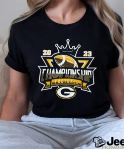 Green Bay Packers Football NFL 2023 Championship Crown Logo Shirt