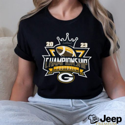 Green Bay Packers Football NFL 2023 Championship Crown Logo Shirt