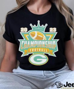 Green Bay Packers Football Nfl 2023 Championship Crown Logo shirt