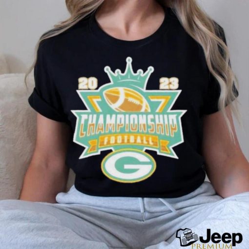 Green Bay Packers Football Nfl 2023 Championship Crown Logo shirt