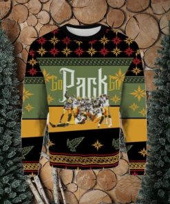 Green Bay Packers Go Pack Go Ugly Christmas Sweater For Men And Women