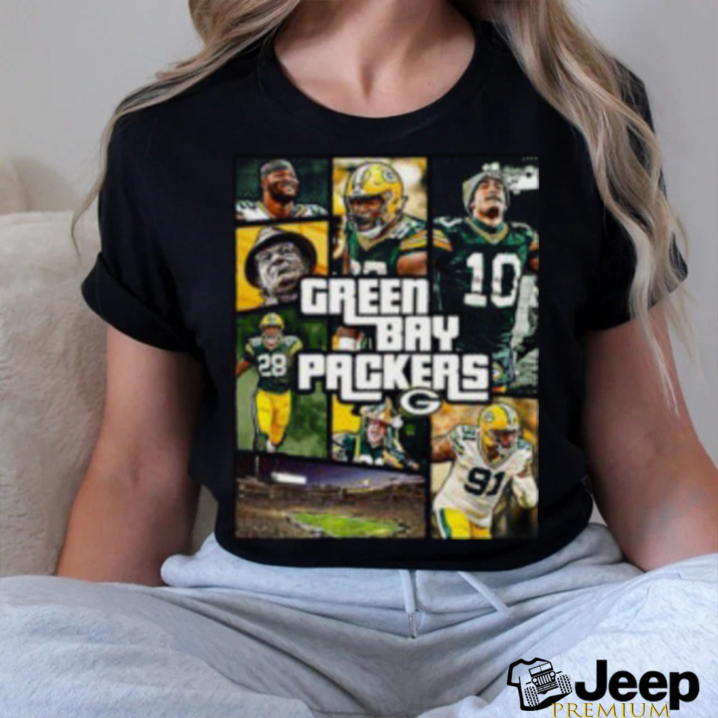 Green Bay Packers Grand Theft Auto Shirt - teejeep