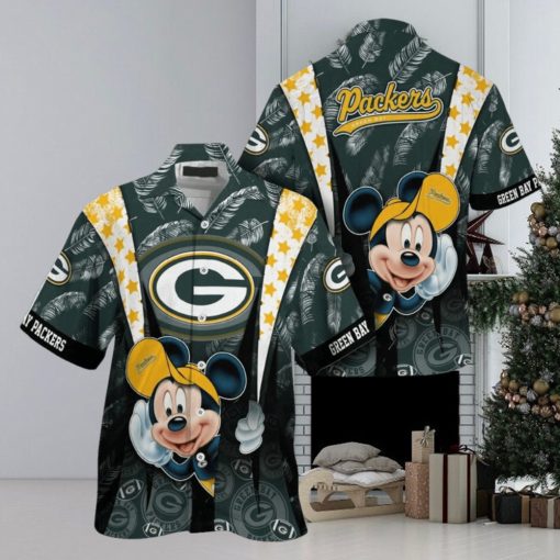 Green Bay Packers Mickey Mouse NFL Hawaiian Shirt