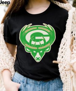 Green Bay Packers Milwaukee Bucks logo shirt