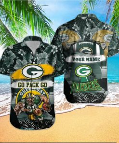 Green Bay Packers NFL Hawaiian shirt Custom Name Summer Gift