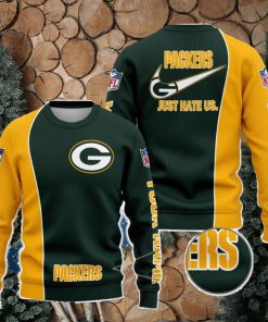 Green Bay Packers NFL Just Hate Us Personalized For Fans Sweater New