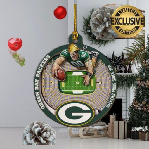 Green Bay Packers NFL Mascot Christmas Tree Decorations Ornament