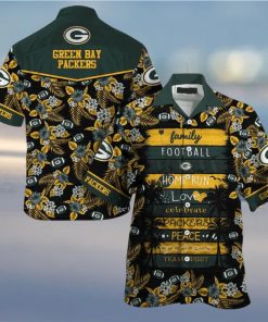 Green Bay Packers NFL Tropical Aloha Shirt