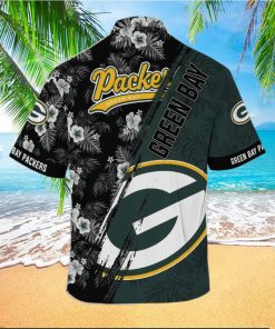 Green Bay Packers NFL x Mickey Mouse Tropical Pattern Hawaiian Shirt