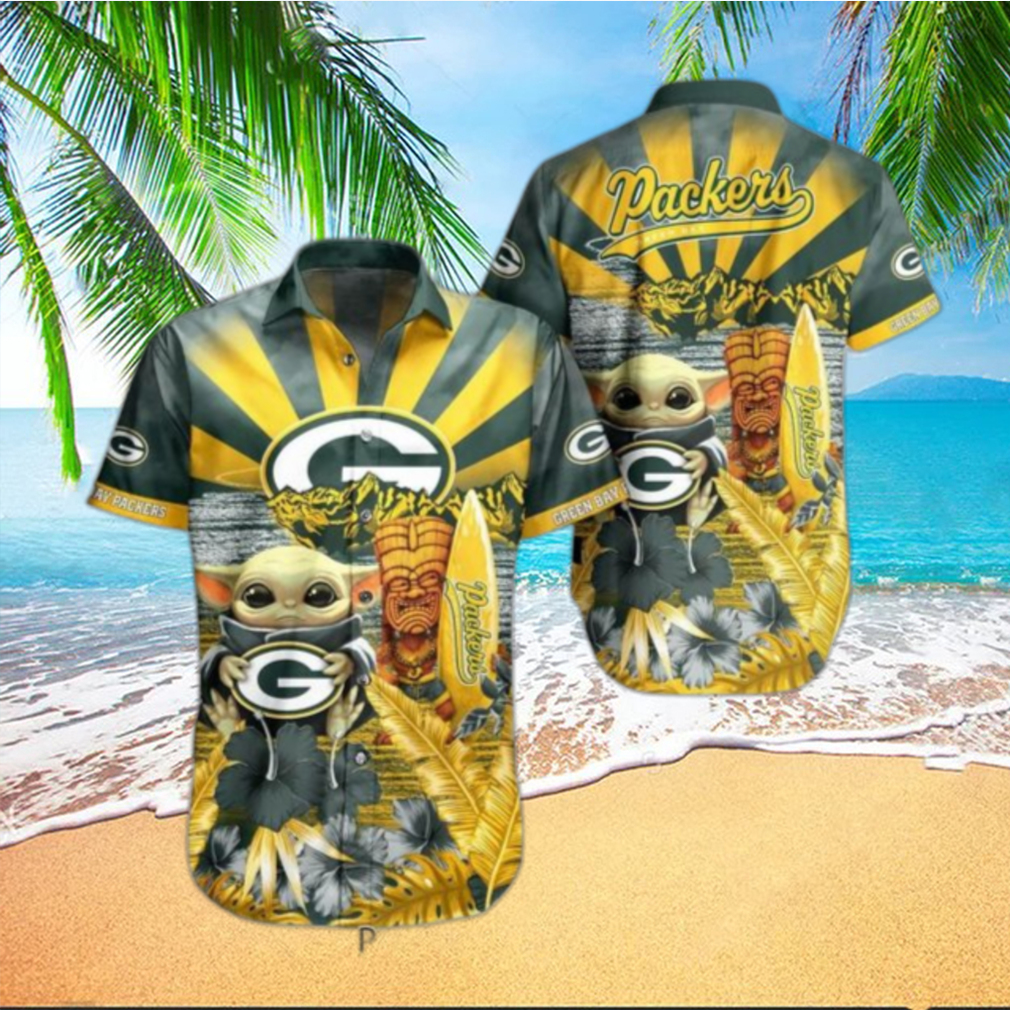 Green Bay Packers NFL Hawaiian Shirt Star Pattern Best Trend