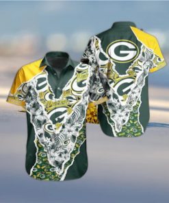 Green Bay Packers Nfl Hawaii Shirt Graphic Floral Pattern This Summer Meaningful Gifts For Fans