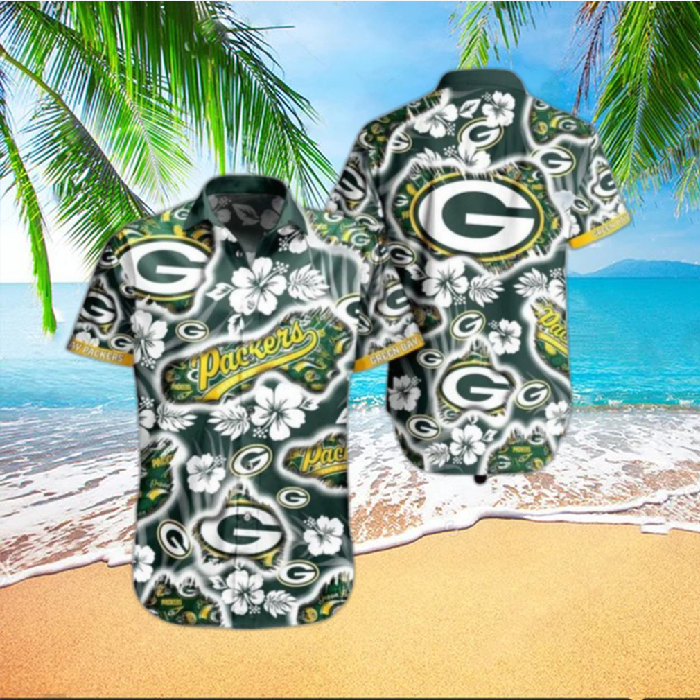 Green Bay Packers Nfl Hawaiian Aloha Shirt For Fans-1