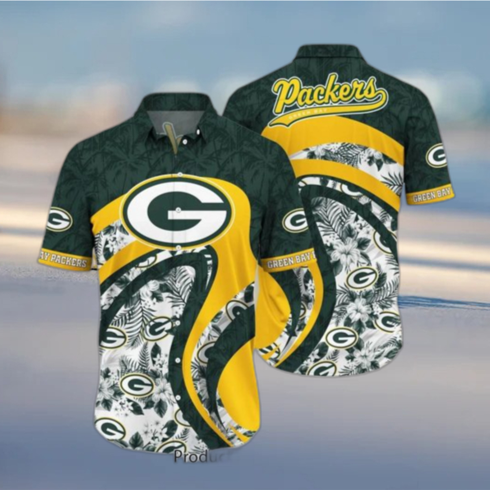 Green Bay Packers Tropical Hawaiian Shorts Gift For Fans