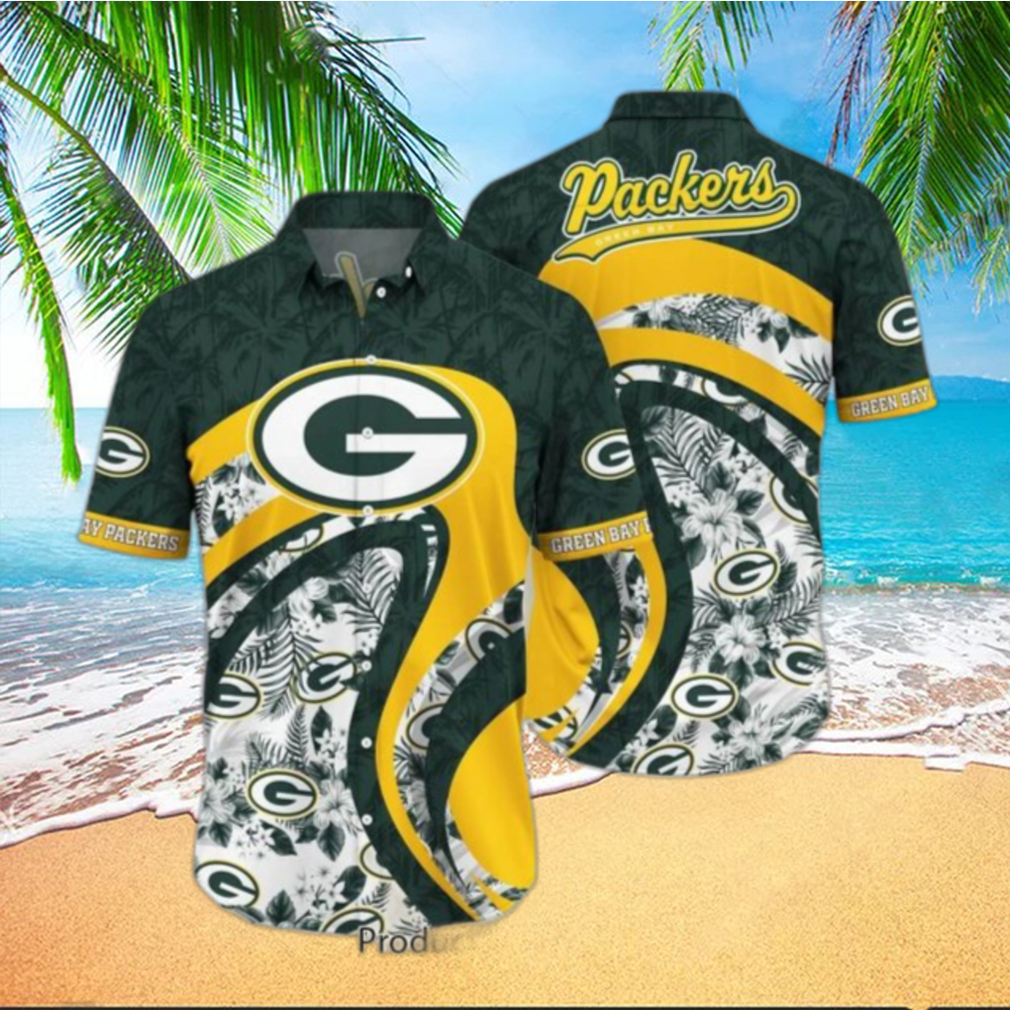 Green Bay Packers Vintage Pattern Hawaiian Shirt For Men And Women