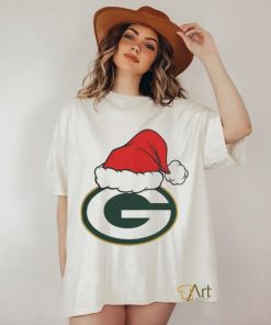 Green Bay Packers Santa Logo Christmas Holiday 2023 T shirt