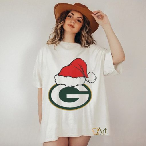 Green Bay Packers Santa Logo Christmas Holiday 2023 T shirt