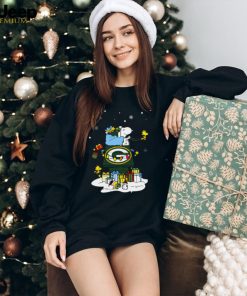 Green Bay Packers Santa Snoopy Wish You A Merry Christmas Shirt