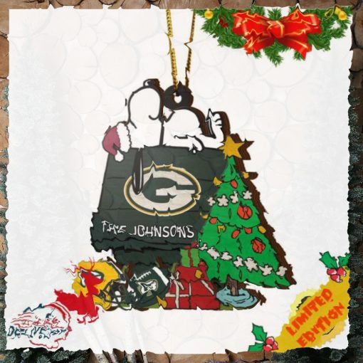 Green Bay Packers Snoopy NFL Sport Ornament Custom Name