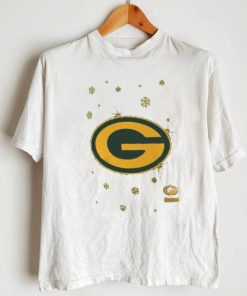 Green Bay Packers Sparkle Christmas Graphic T Shirt