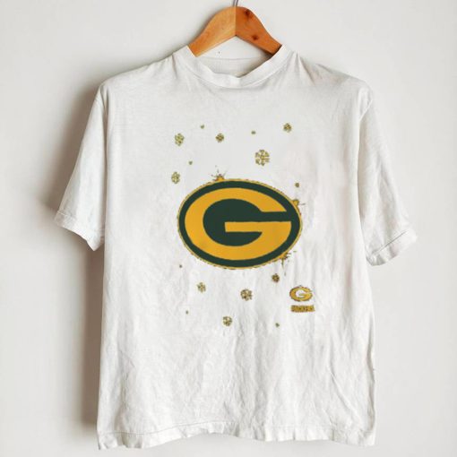 Green Bay Packers Sparkle Christmas Graphic T Shirt