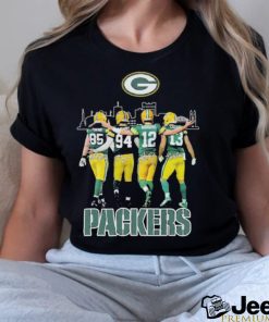 Green Bay Packers Team Players Skyline Signatures Shirt