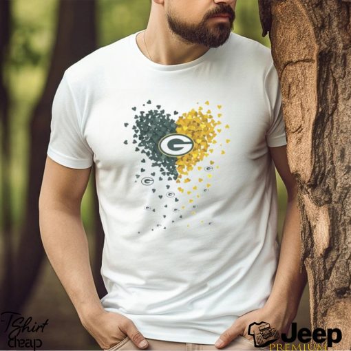 Green Bay Packers Tiny Heart Shape 2023 T Shirt