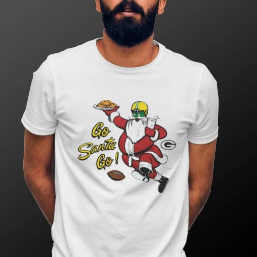 Green Bay Packers go Santa go Christmas retro NFL shirt