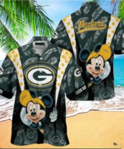 Green Bay Packers nfl mickey mouse Hawaiian Shirt custom for fan