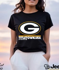 Green Bay packers titletown USA logo shirt