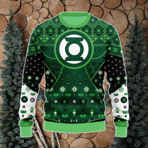 Green Lantern Ugly Christmas 3D Sweater Christmas Gift For Men And Women