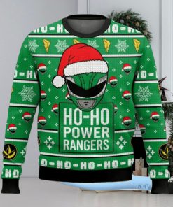 Green Ranger Ho Ho Power Rangers Ugly Christmas Sweater