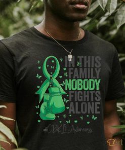 Green Ribbon Survivor Fighter CDKL5 Awareness T Shirt