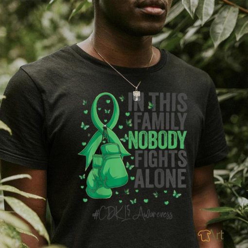 Green Ribbon Survivor Fighter CDKL5 Awareness T Shirt