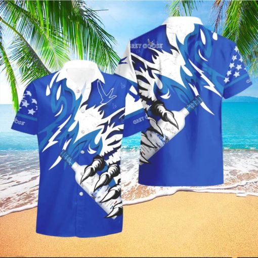 Grey Goose Vodka Monster Claw Cool Gift Hawaiian Shirt And Shorts Men And Women Summer Gift