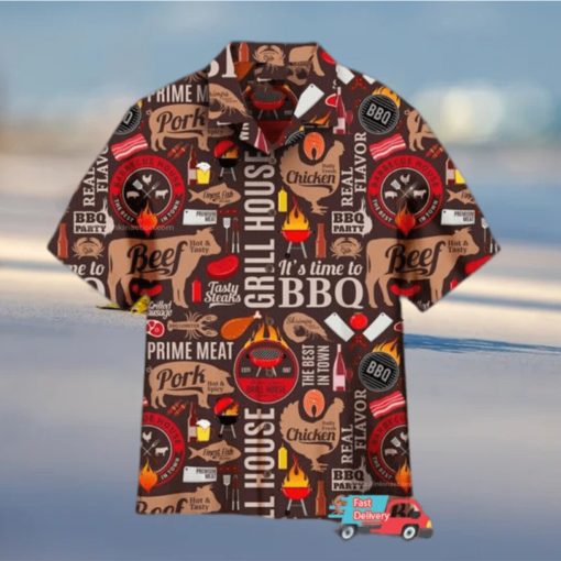 Grill And Barbecue National BBQ Day Hawaiian Shirt