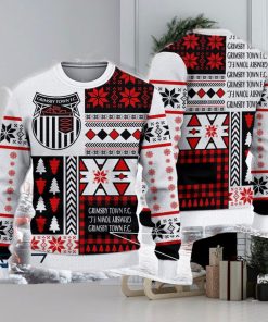 Grimsby Town Handmade Efl Logo Team Ugly Christmas Sweater For Fans Gift Unisex Sweatshirt