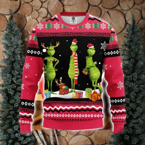 Grinch 3D Ugly Christmas Sweater Amazing Gift Men And Women Christmas Gift