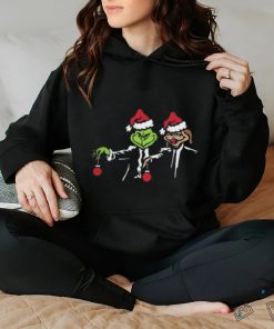 Grinch And Rudolph Christmas Fiction T shirt