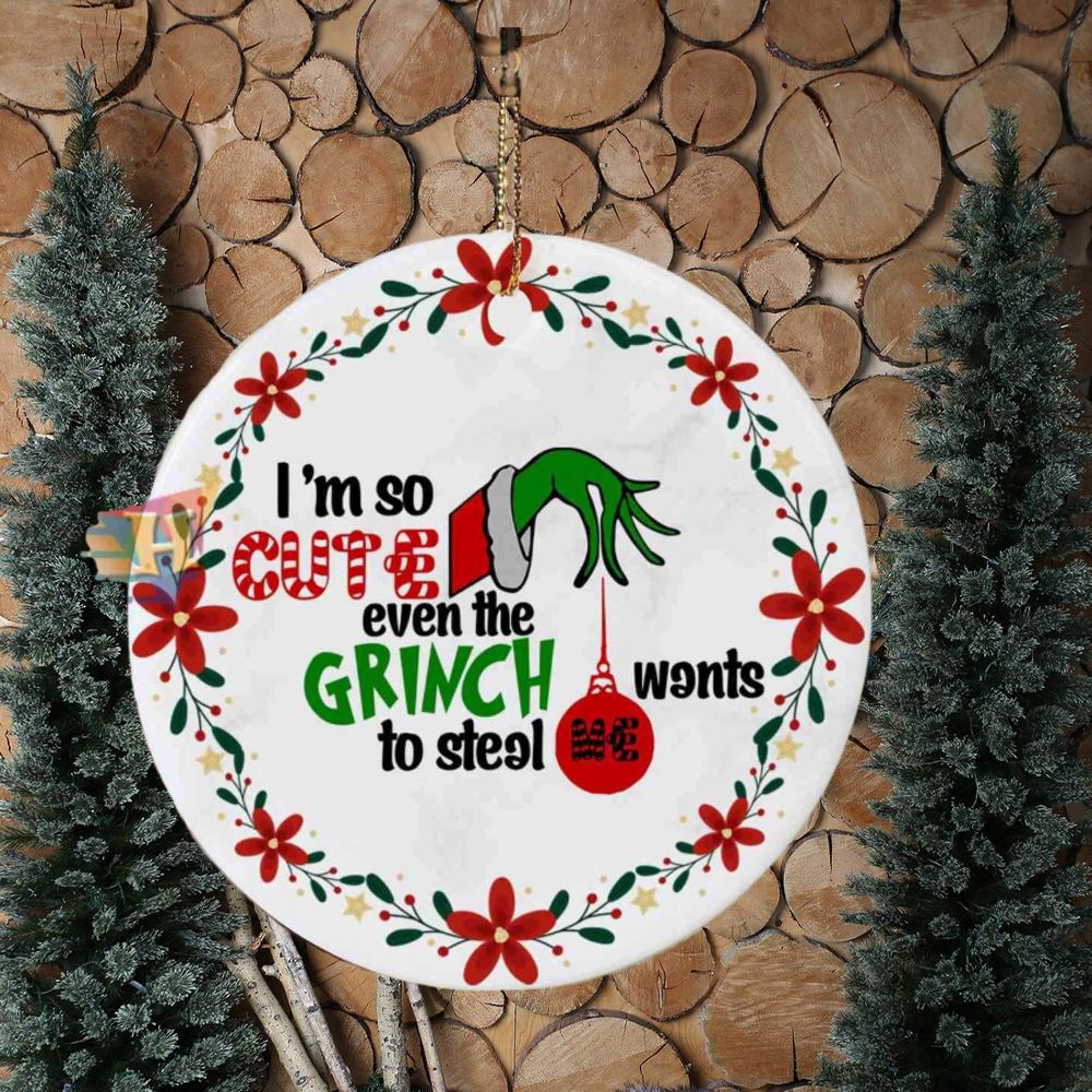 Feather Grinch Large Ball Ornament