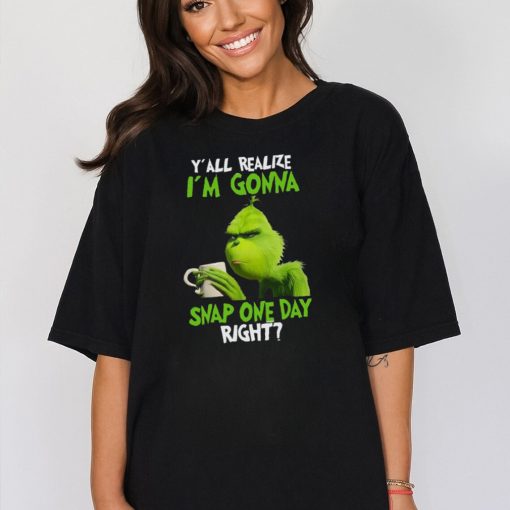 Grinch Cartoon Christmas Modern Style Tshirt O neck Cute T Shirts