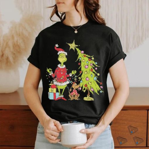 Grinch Christmas Tree shirt