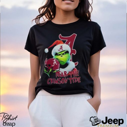 Grinch Fear The Crimson Tide Football Grinchmas T Shirt