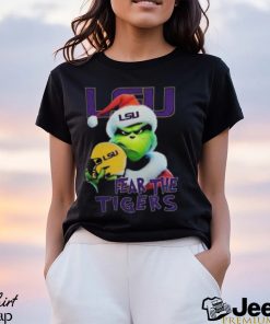 Grinch Fear The LSU Tigers Football Grinchmas T Shirt