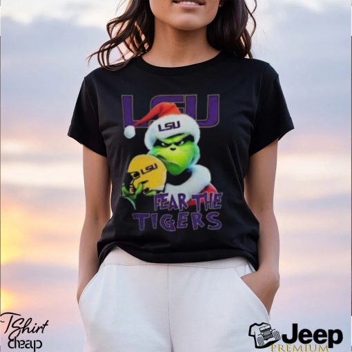 Grinch Fear The LSU Tigers Football Grinchmas T Shirt