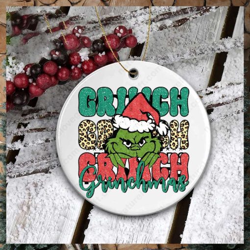 Grinch Green Face Grinchmas Ornament Grinch Christmas Decorations