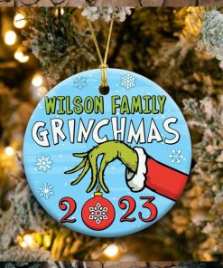 Grinch Hand Christmas Ornament 2023, Christmas Gift