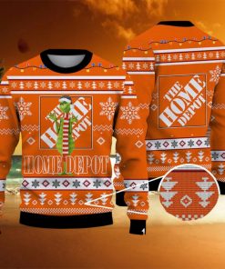 Grinch Home Depot Cute Ugly Christmas Sweater For Men And Women Holiday Gift