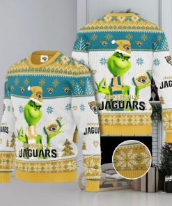 Grinch Jacksonville Jaguars 3D Ugly Christmas Sweater