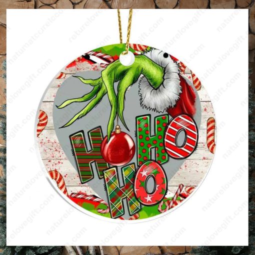 Grinch Jingle Bell Merry Christmas Ornament Grinchs Xmas Tree Decoration