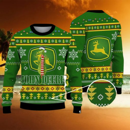 Grinch John Deere Cute Ugly Christmas Sweater For Men And Women Holiday Gift